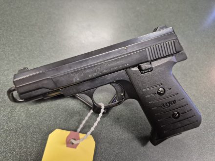 Nice Bryco J48 semi 380 acp with 4" barrel, box and extra magazine $125