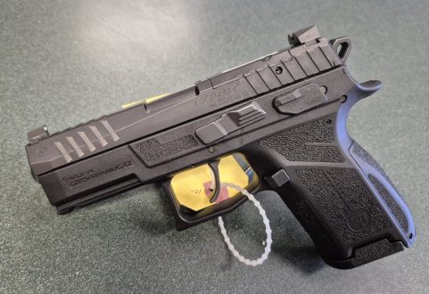 Slightly used CZ P-09C 9mm with 3 5/8" barrel, 2 mags, box $500