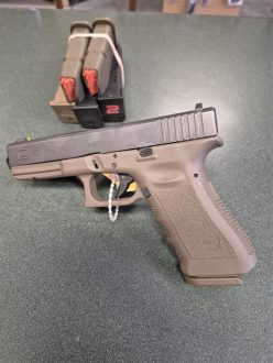 Nice used Glock 17 9mm with Ameriglo Sights, and 6 mags only $480