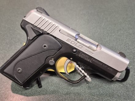 Used Kimber Solo Carry 9mm, comes with box, holster, case & 2 mags $525
