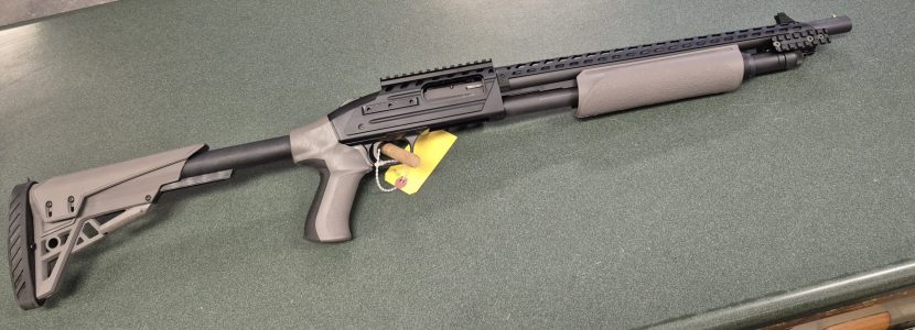 Like new Mossberg ATI Tactical 500 pump 12 ga with 18.5" barrel $615