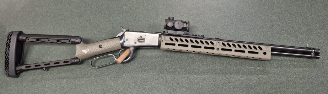 Very nice Rossi R92 357 mag with Ranger Point Furniture, 20" barrel & Hawke Red Dot $1200