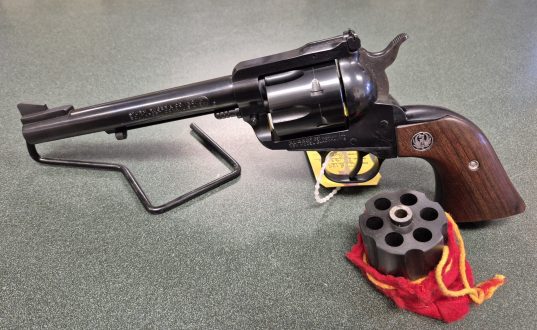 Ruger New Model Blackhawk S/A 357 mag & 9mm conversion with 6.5" barrel $800