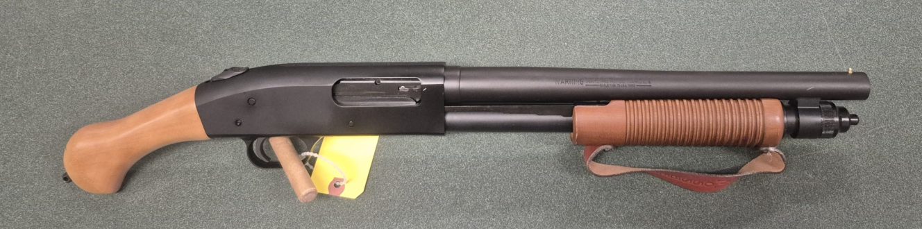 New in box Mossberg 590 Shockwave 12 ga with wood stock & 14.25" barrel $675