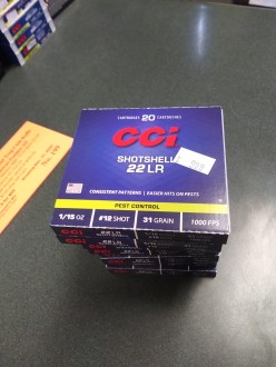 CCI 22 lr shotshell $9.99